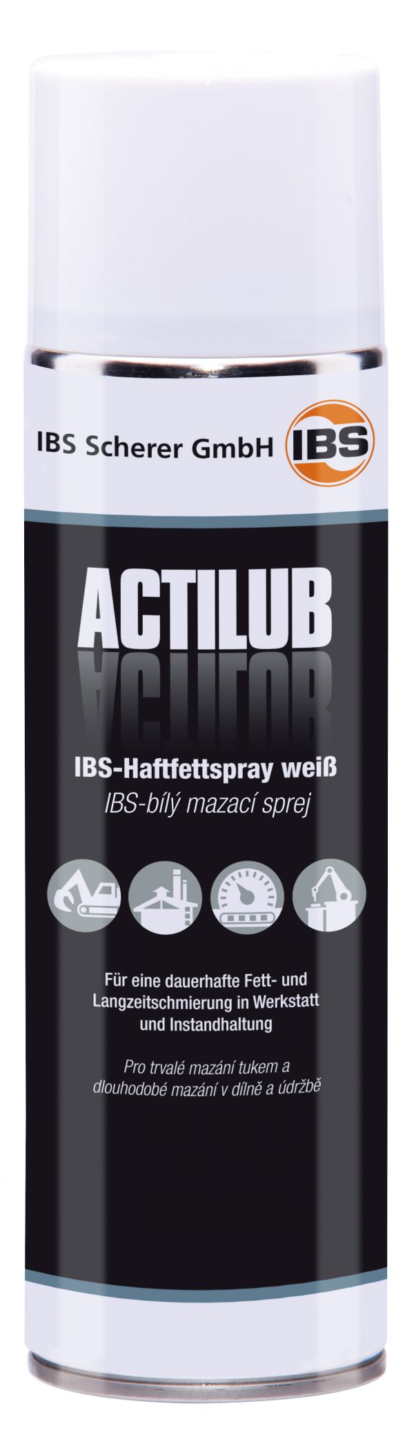 IBS-Spray de grasa adhesiva blanco ActiLub